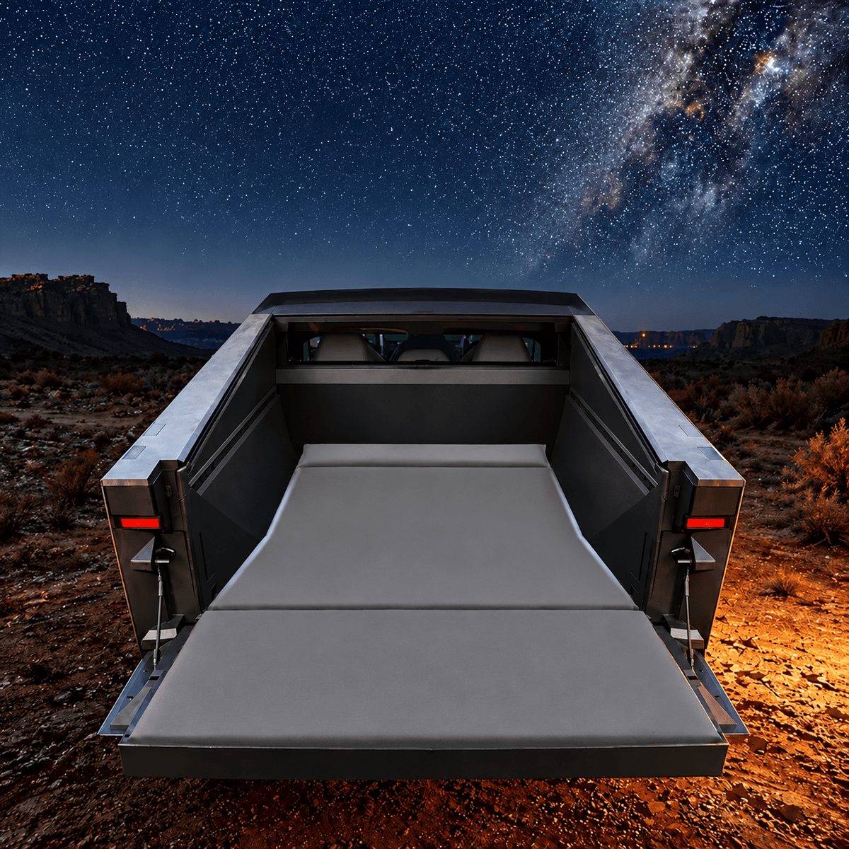 Self-Inflating Truck Bed Mattress & Frunk Pad Set for Cybertruck 2024+ - Tesery Official Store