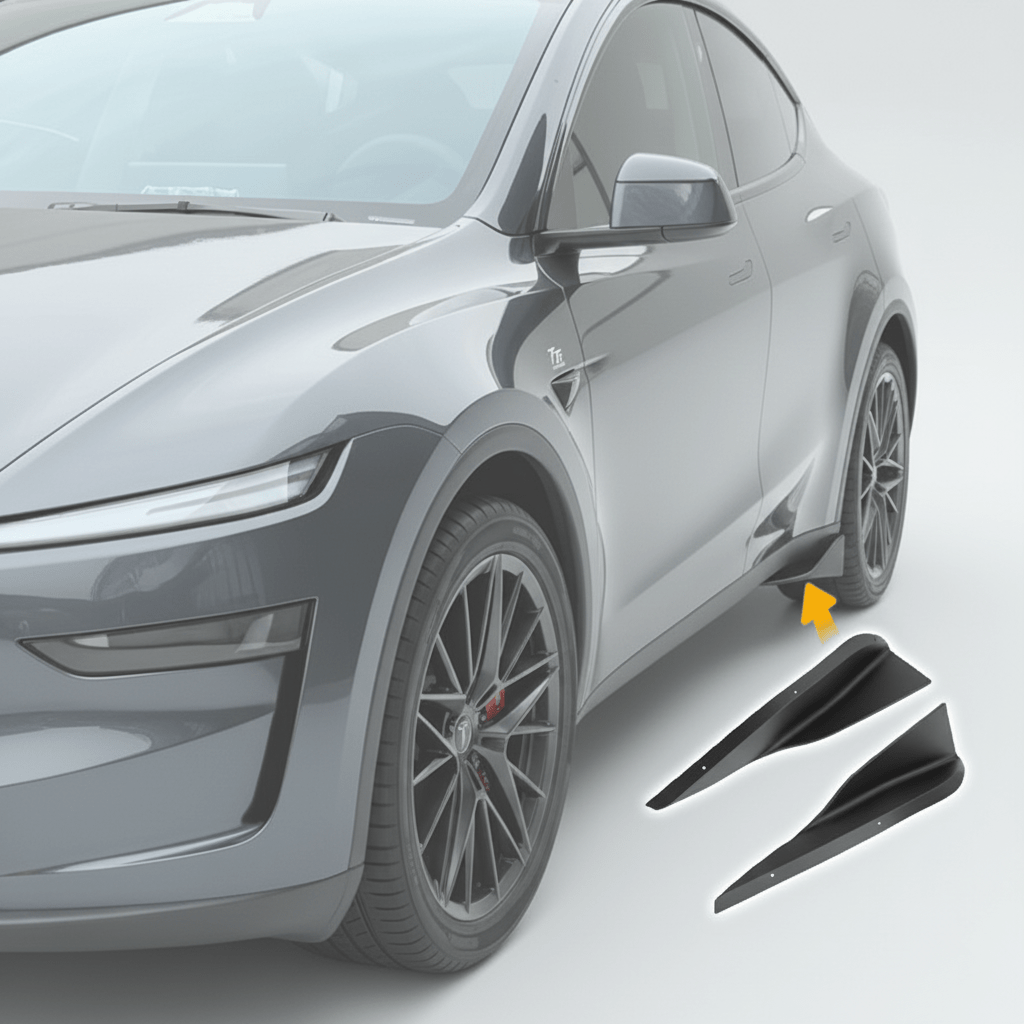 Side Skirts Splitter ABS Rocker Panel for Model Y Juniper | Tesery - Tesery Official Store