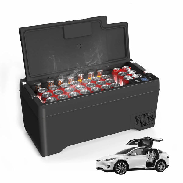 Smart Portable Trunk Freezer for Tesla Model X | Bluetooth App & LCD Control - Tesery Official Store