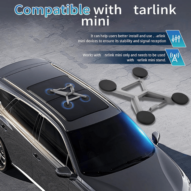 Starlink Mini Magnetic Roof Mount | Quick Release for RV & Van - Tesery Official Store