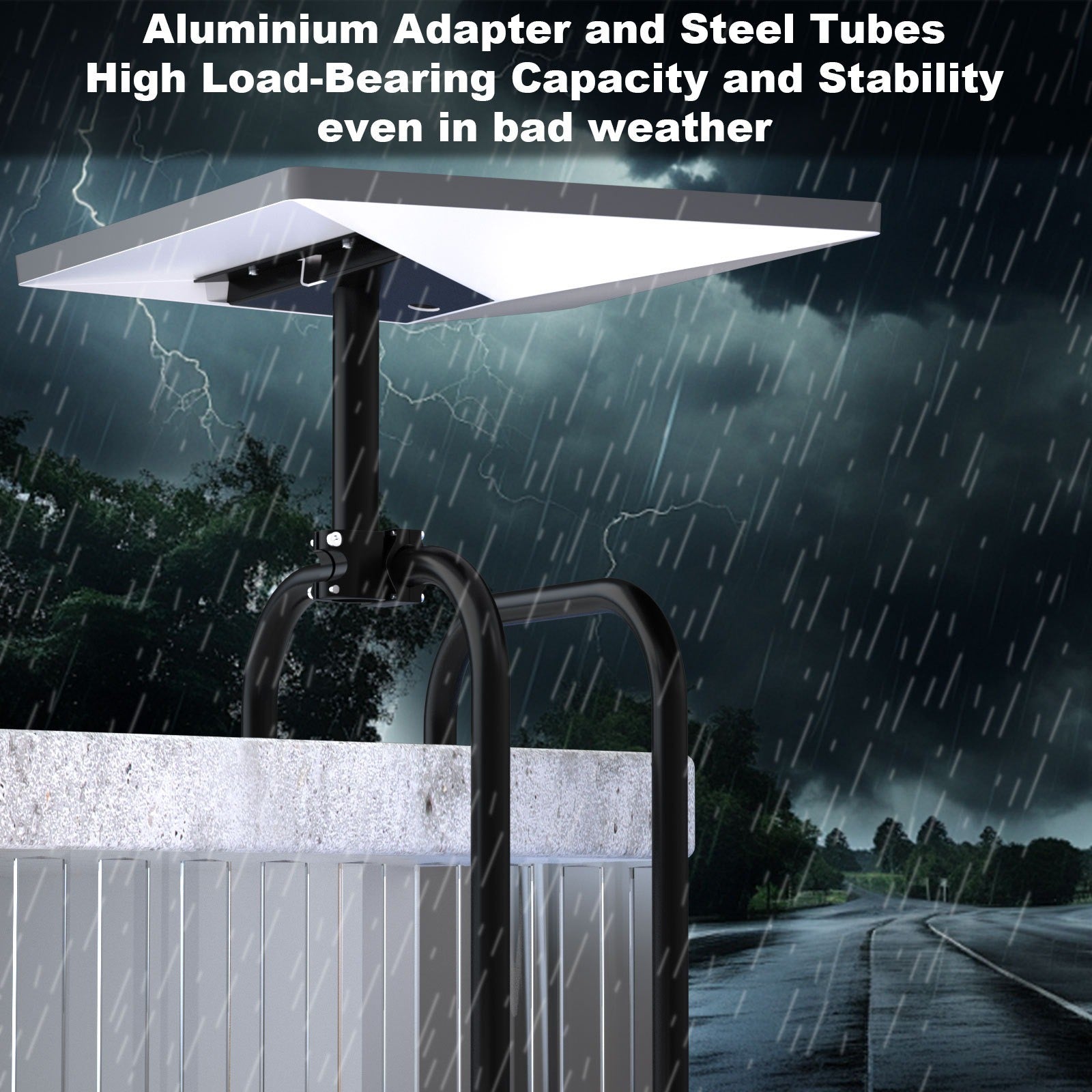 Starlink RV Roof Mount | Heavy - Duty Metal Permanent Mount - Tesery Official Store