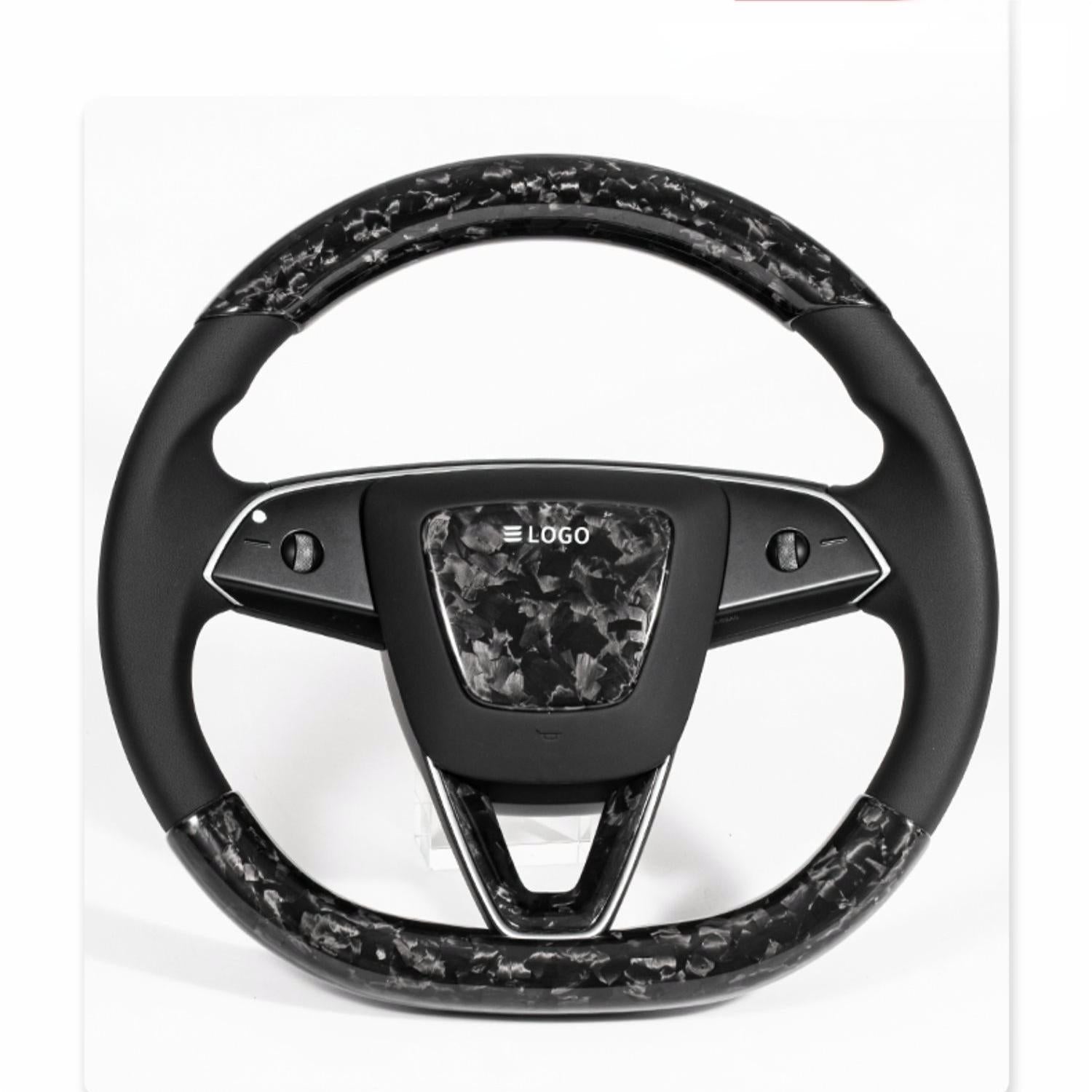 Steering Wheel Trim Covers for New Model Y & Model 3 Highland | Real Dry Carbon Fiber - Tesery Official Store