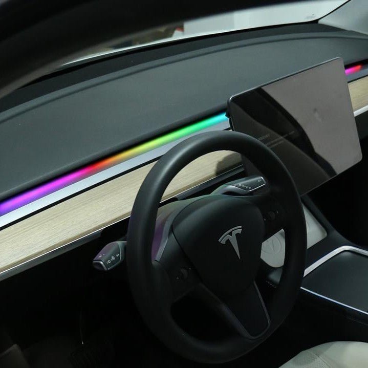Streamer LED Ambient Light for Model 3/Y (2020 - Present) | App Controlled - Tesery Official Store