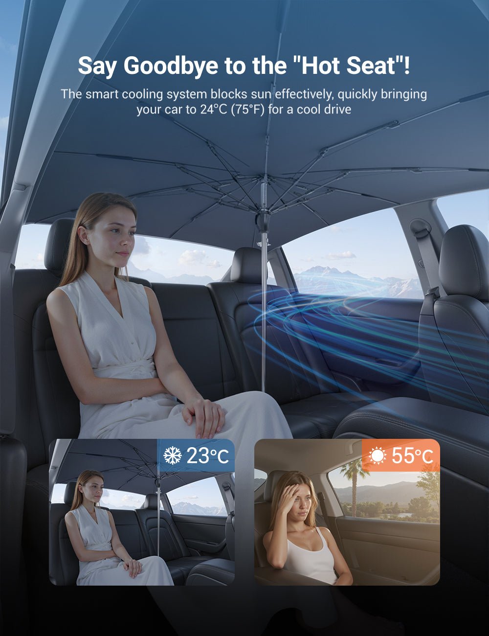 Sunroof Sunshade Umbrella for Tesla Model Y - Tesery Official Store