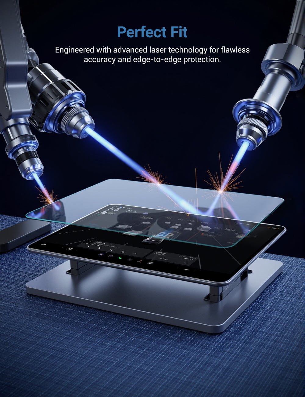 Tempered Glass 9H Screen Protector for Tesla Model 3 / Y - Tesery Official Store