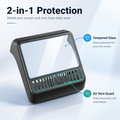 Tempered Glass Rear Screen Protector with Air Vent Cover for Model YL - Tesery Official Store
