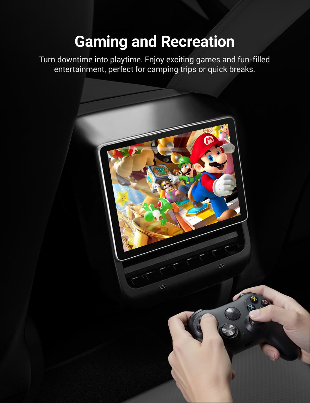 TESERY 8 Inch 4G Android Rear Entertainment Screen Display for Tesla Model Y / 3 - Tesery Official Store