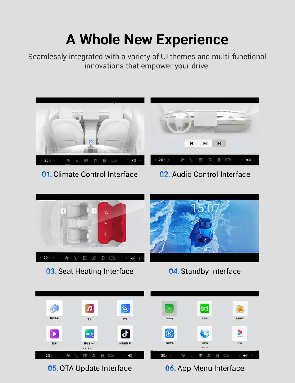 TESERY 8 Inch 4G Android Rear Entertainment Screen Display for Tesla Model Y / 3 - Tesery Official Store