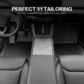 TESERY All-Weather TPE Floor Mats for Model YL 6-Seater 2026+ - Tesery Official Store