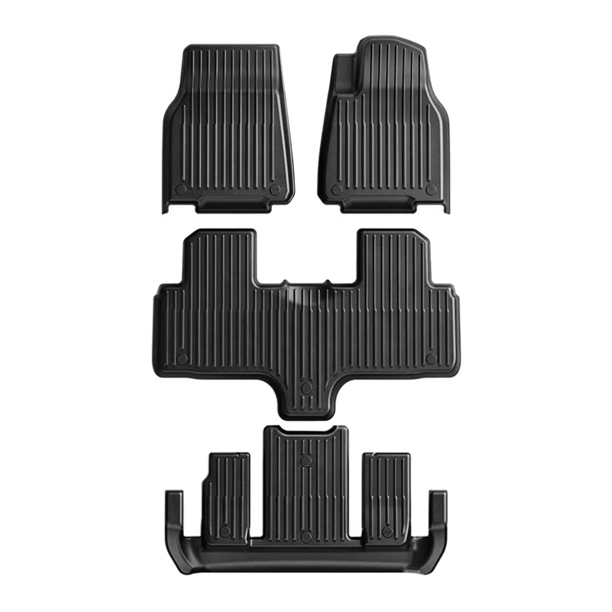 TESERY All-Weather TPE Floor Mats for Model YL 6-Seater 2026+ - Tesery Official Store