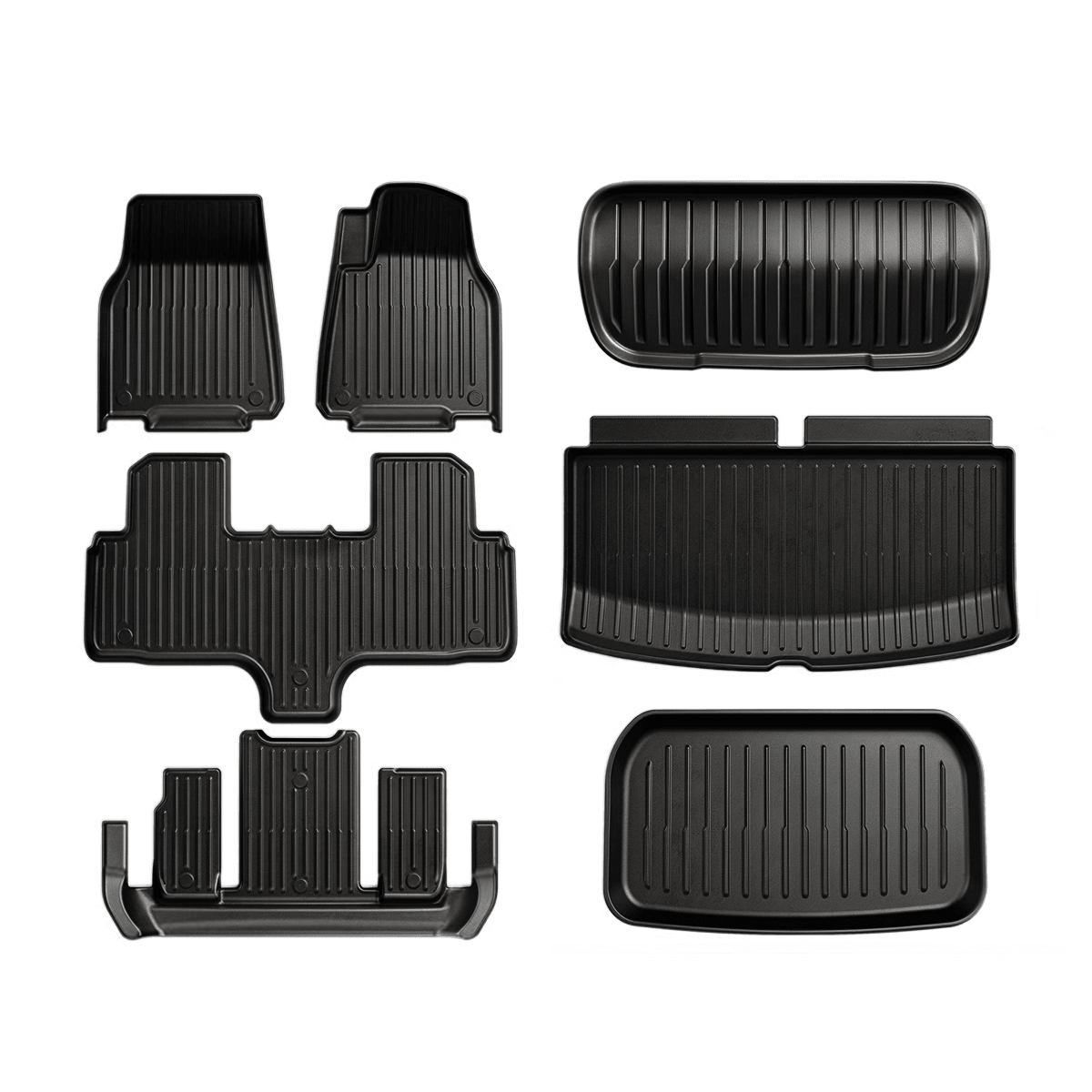 TESERY All-Weather TPE Floor Mats for Model YL 6-Seater 2026+ - Tesery Official Store