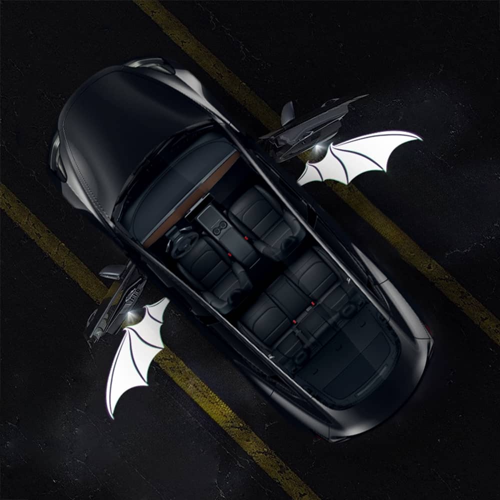 TESERY Angel Wings Door Welcome Lights for Model 3/Y/S/X - Tesery Official Store