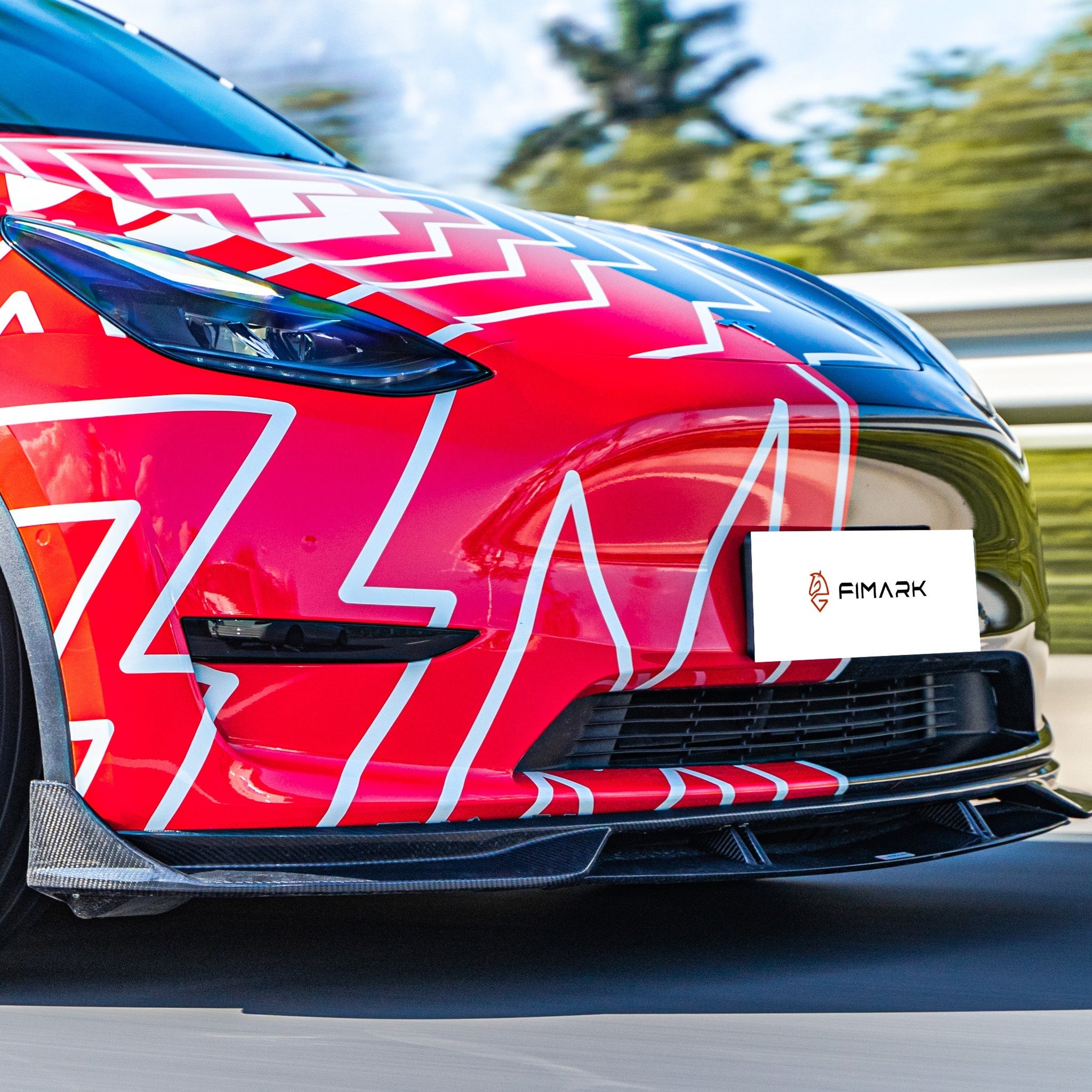 TESERY Carbon Fiber Front Lip for Tesla Model Y - Tesery Official Store