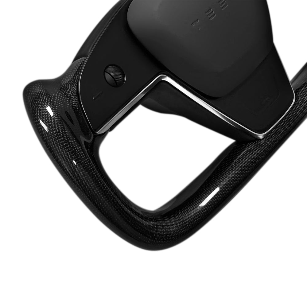 TESERY Carbon Fiber Yoke Plaid Steering Wheel Upgrade for Tesla Model S / X 2021 - 2025 - Tesery Official Store