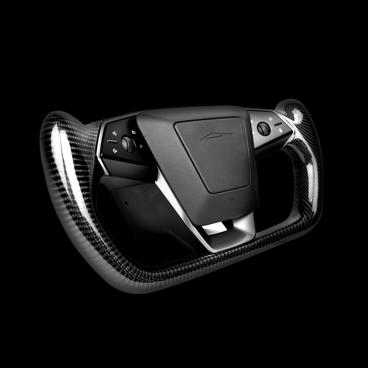 TESERY Cybertruck Carbon Fiber Yoke Steering Wheel - Tesery Official Store