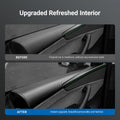 TESERY Dry Carbon Fiber Full Upper Oversized Extended Door Panel Overlays for Model Y Juniper - Tesery Official Store
