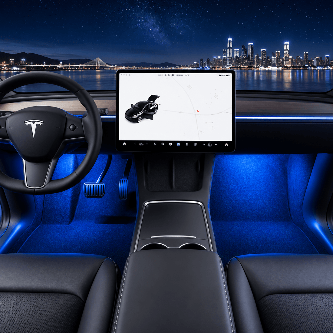 TESERY Footwell LED Lights for Model 3/Y/S/X - Tesery Official Store