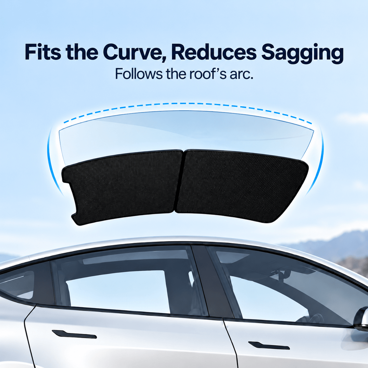TESERY Glass Roof Sunshade for Model YL 6-Seater - Tesery Official Store
