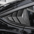 TESERY Rear Side Window Louvers Cover for Model Y | 3 Finishes | 2-Pack - Tesery Official Store