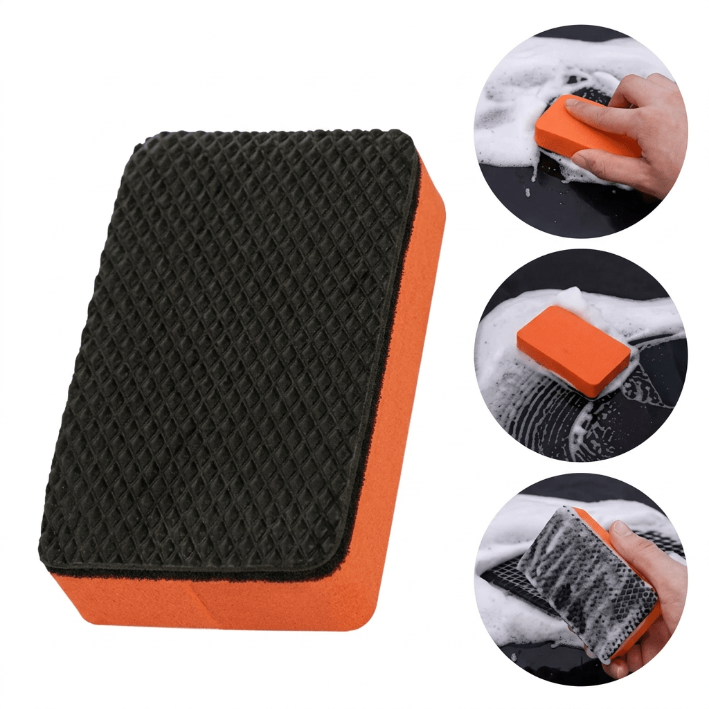 Tesery Reusable Clay Sponge Pad | Detailing & Decontamination - Tesery Official Store