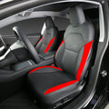 TESERY Seat Covers for Tesla Model 3 Highland / Model Y - Black and Red