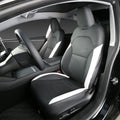 TESERY Seat Covers for Tesla Model 3 Highland / Model Y - Black and White