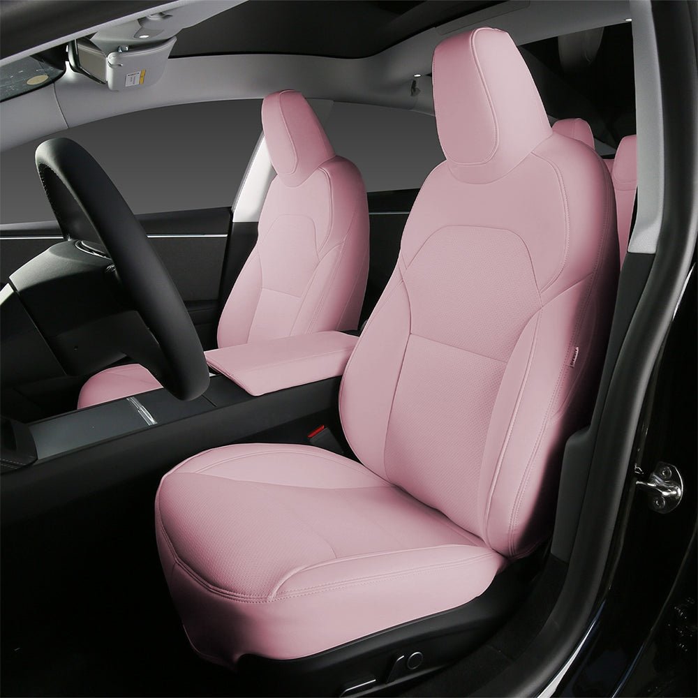 TESERY Seat Covers for Tesla Model 3 Highland / Model Y - Pink