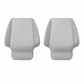 Two white perforated ventilation cushions displayed side by side on white.