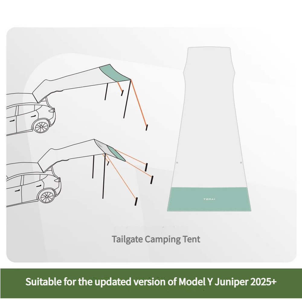 TESERY Tailgate Camping Tent for Tesla Model Y Juniper - Tesery Official Store
