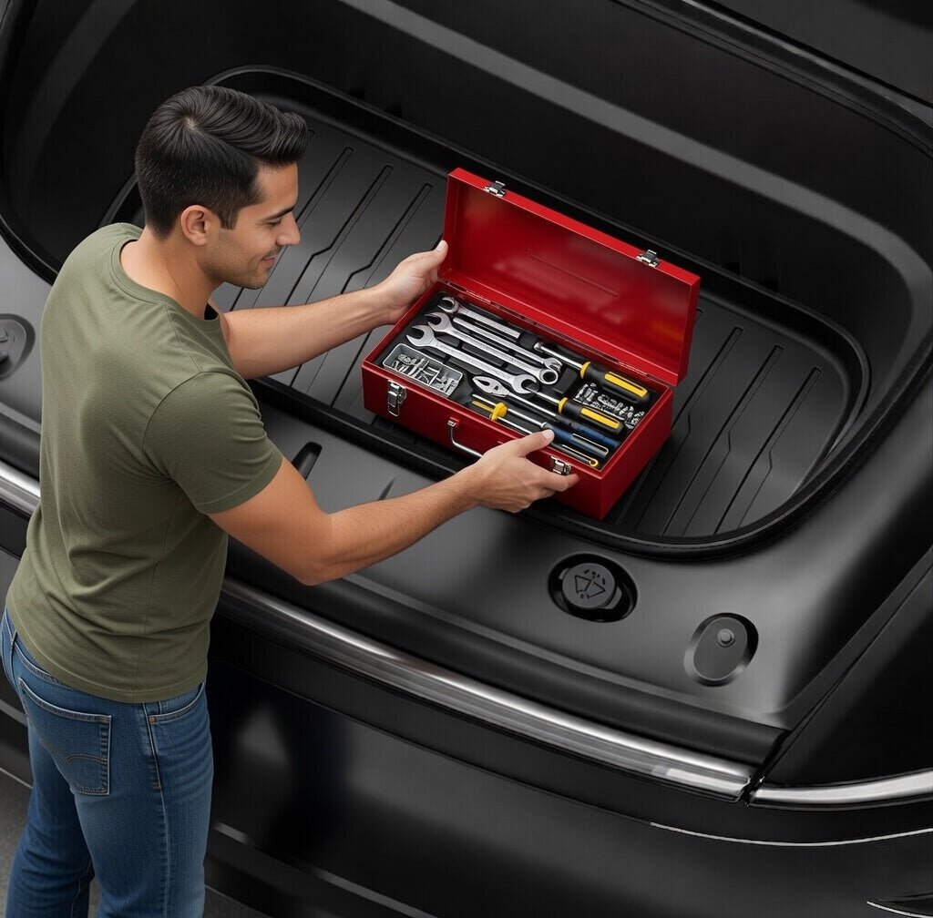TESERY TPE Front Trunk Mat for Tesla Model Y Juniper - Tesery Official Store