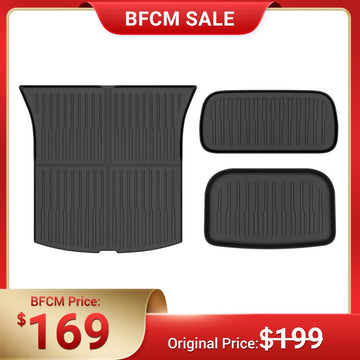 TESERY TPE Front/Rear Trunk Mats for Tesla Model Y Juniper - Tesery Official Store