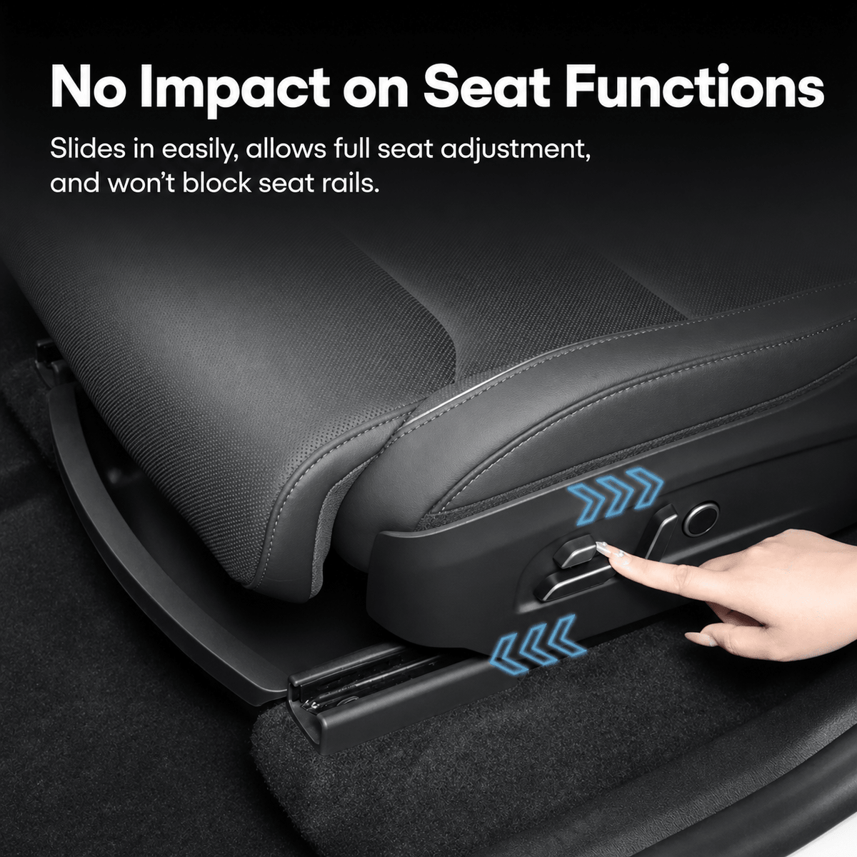 TESERY Under Front Seat Storage Box for Model YL 6-Seater - Tesery Official Store