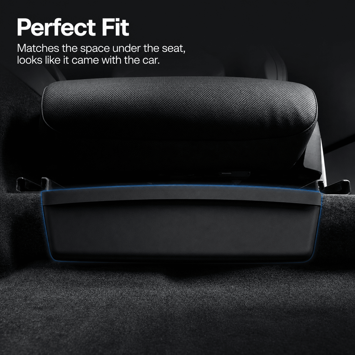 TESERY Under Front Seat Storage Box for Model YL 6-Seater - Tesery Official Store