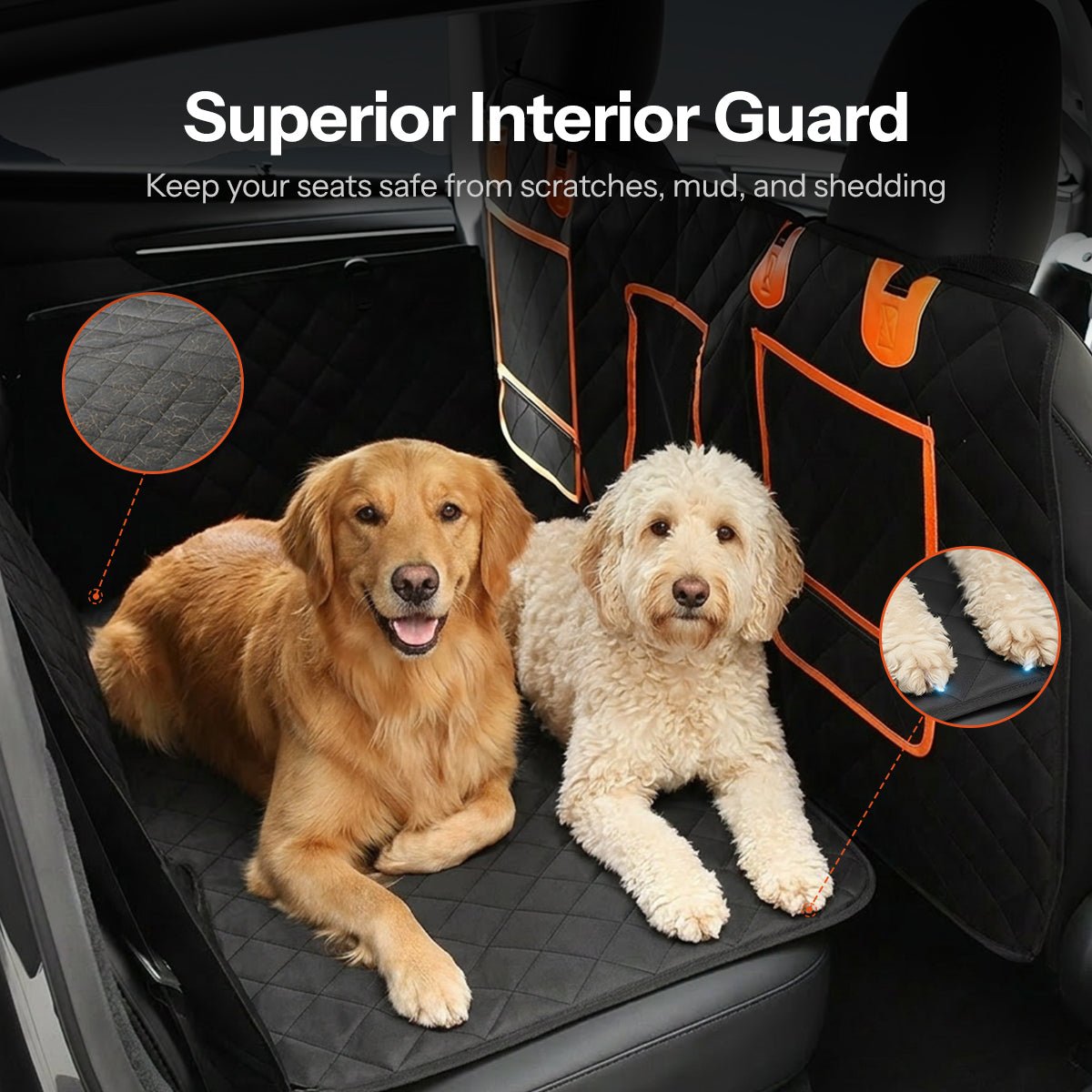 TESERY Upgraded Dog Seat Cover for Model Y | Waterproof | Mesh Window - Tesery Official Store