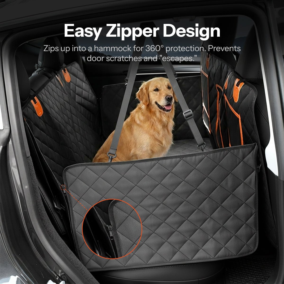 TESERY Upgraded Dog Seat Cover for Model Y | Waterproof | Mesh Window - Tesery Official Store