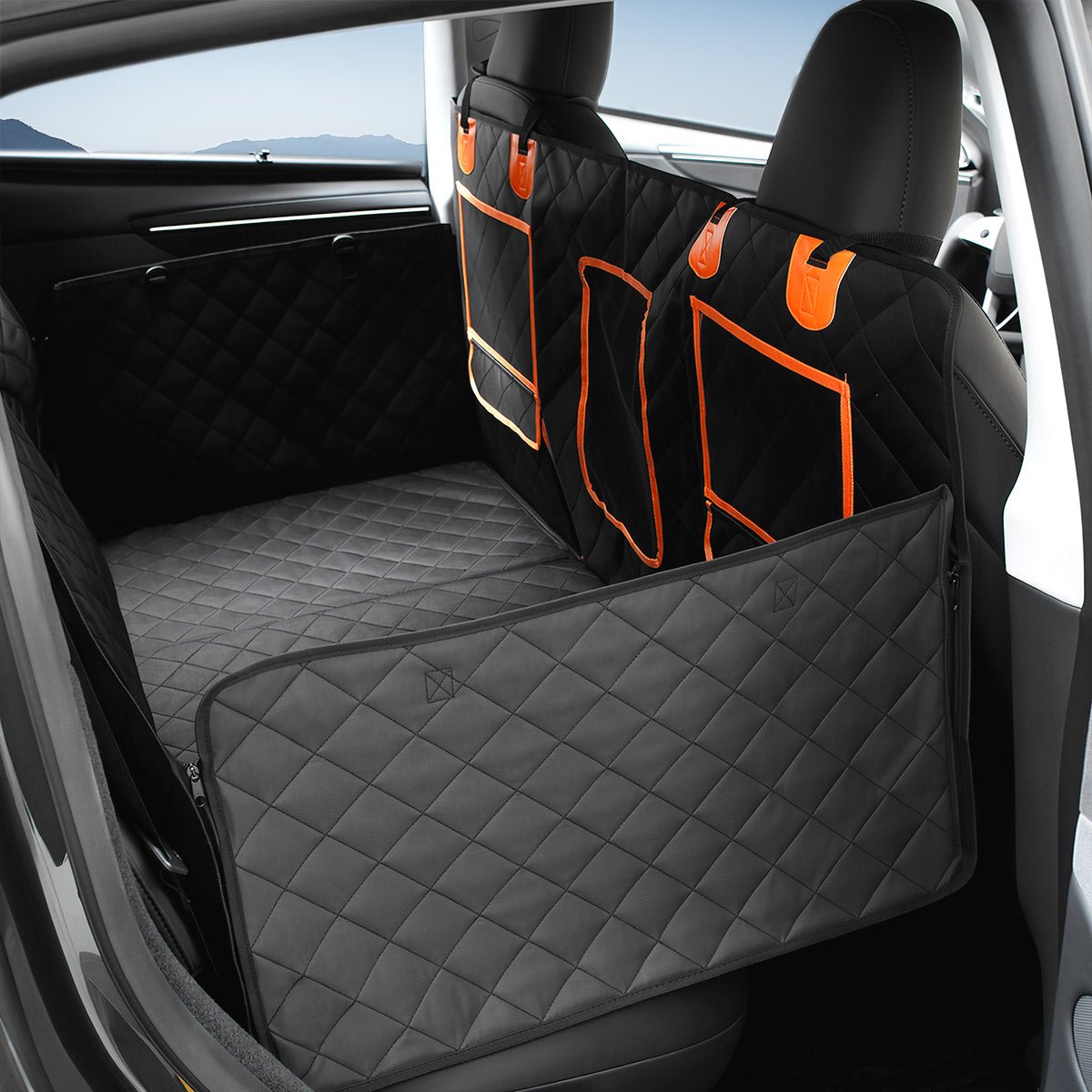 TESERY Upgraded Dog Seat Cover for Model Y | Waterproof | Mesh Window - Tesery Official Store