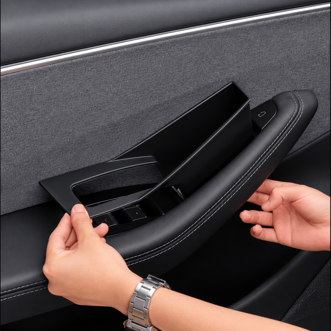 Tesla Door Handle Storage Box Set for Model 3 / Y (4PCS) - Tesery Official Store