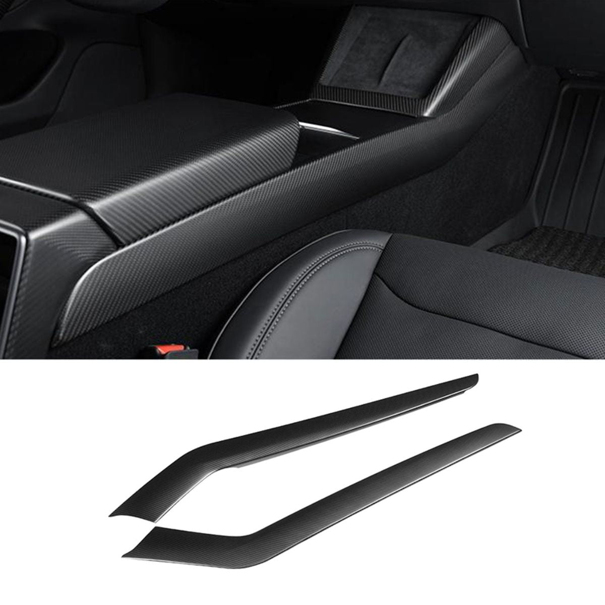 Tesla Model Y Juniper Full Interior Carbon Fiber Kit Overlay - Tesery Official Store