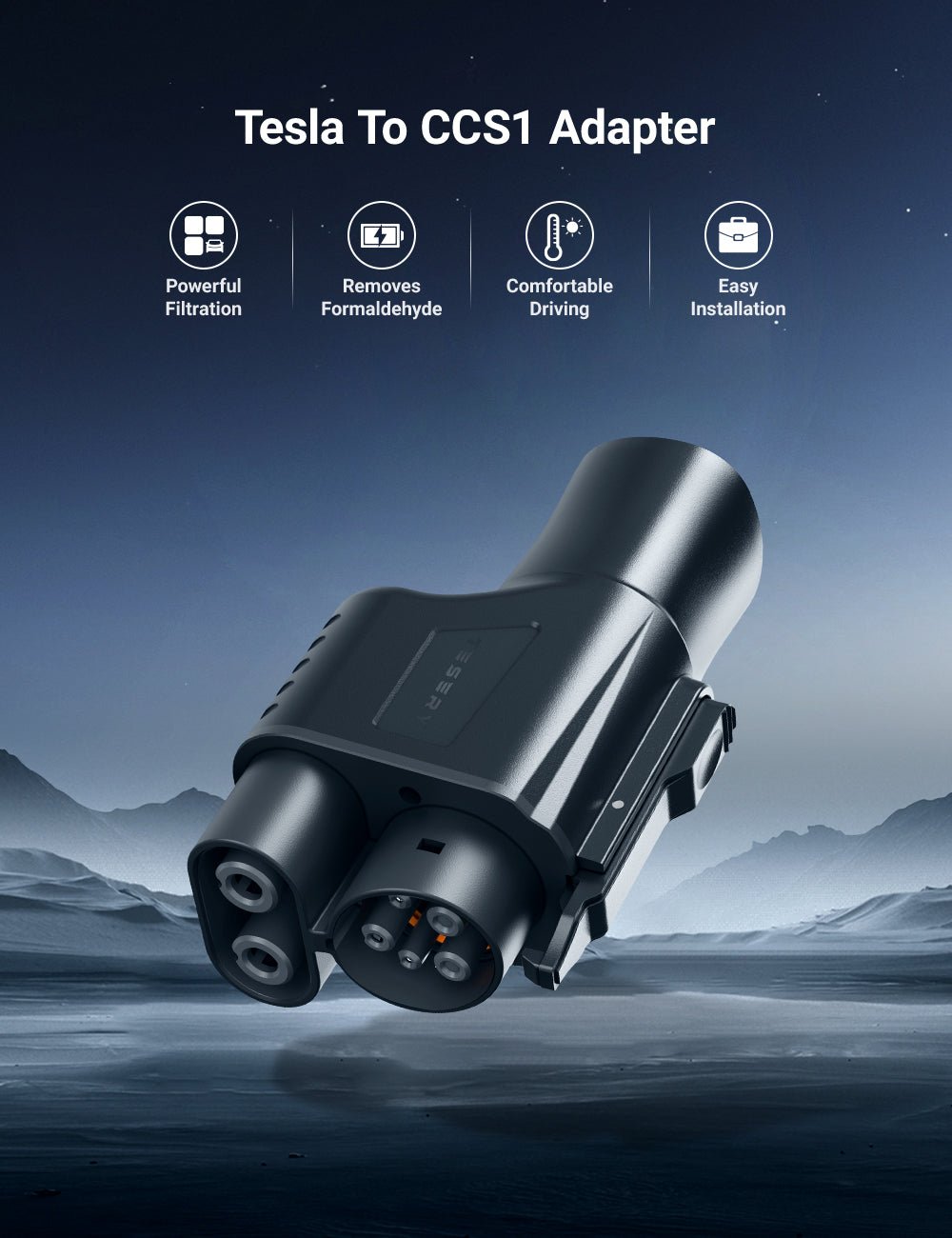 Tesla to CCS1 (DC) Adaptor - Tesery Official Store