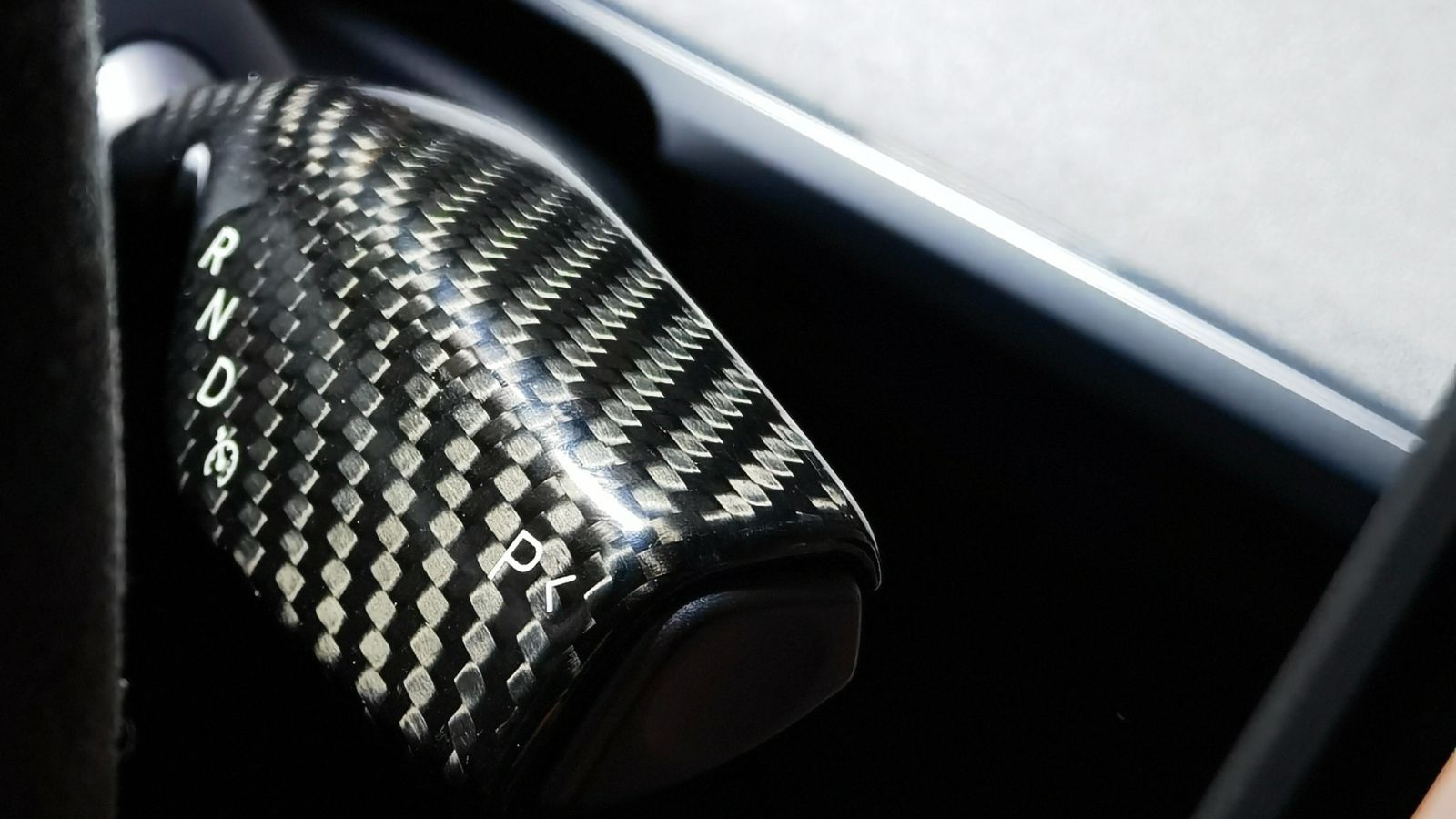 TESERY Model 3 / Y Stalks Turn Signal Cover - Dry Carbon Fiber Interior Mods