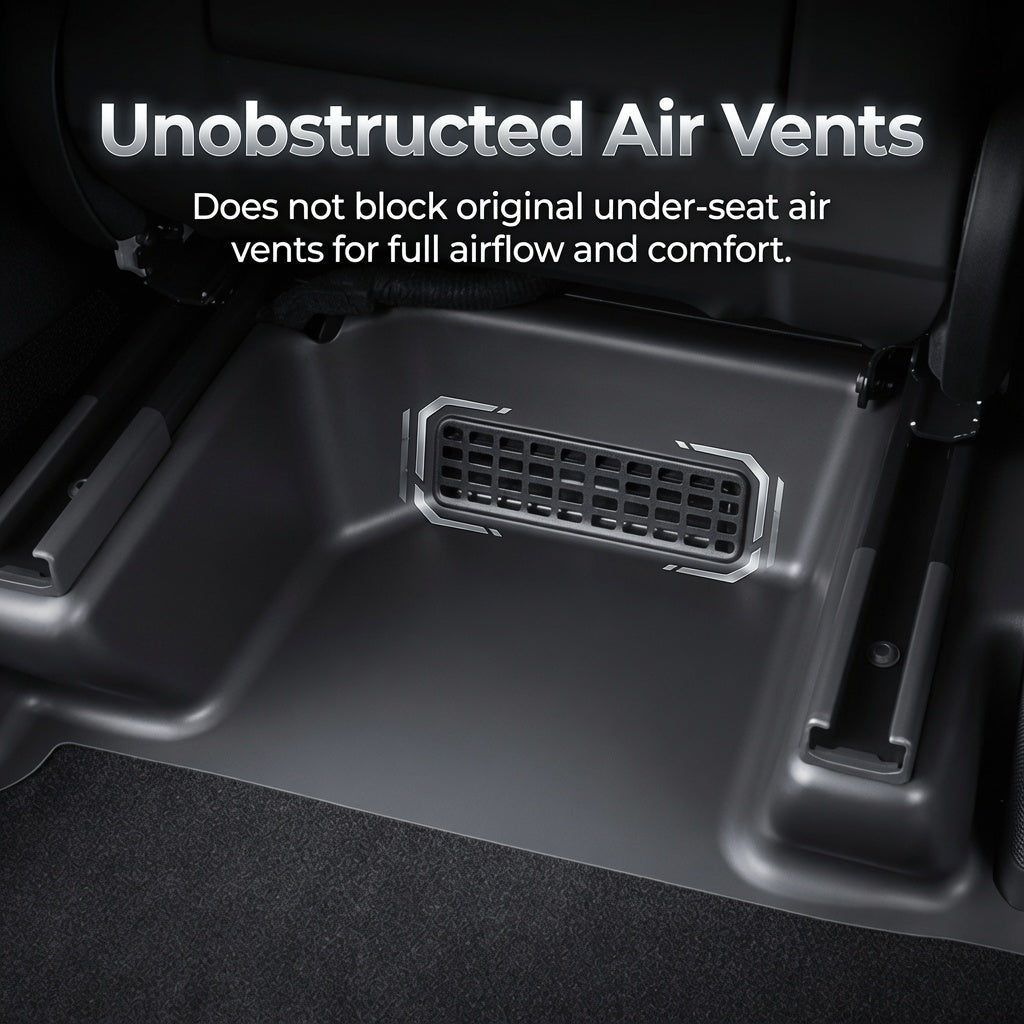Under-Seat Corner Guards for Tesla Model YL 6-Seater (6PCS) - Tesery Official Store