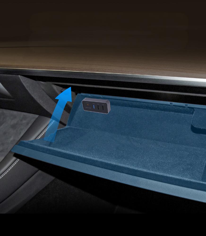 USB Glovebox Charging Hub for Model 3 & Model Y - Tesery Official Store