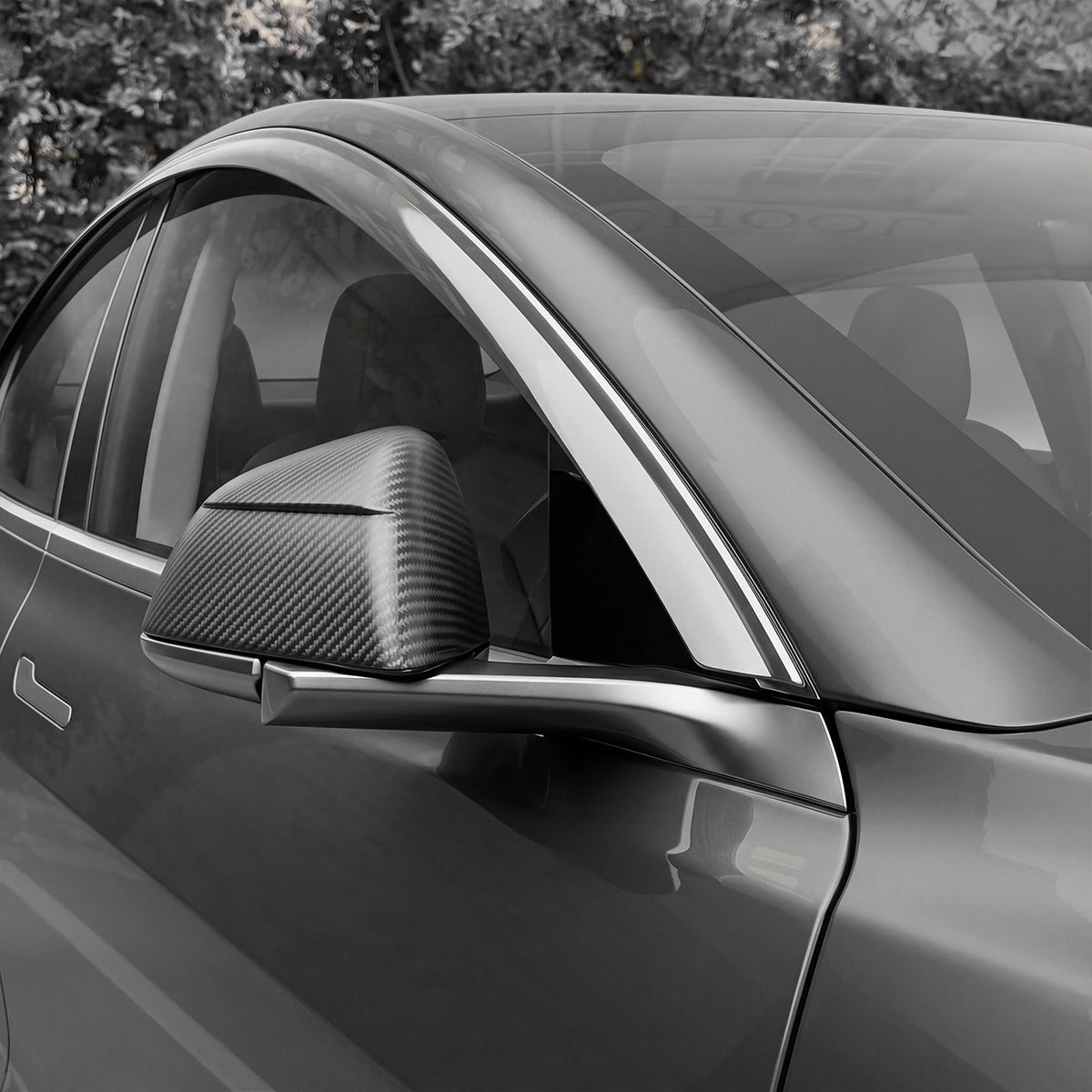 Window Visor Rain Guards for Model 3/Y | 4 - Piece Set | 3M Adhesive - Tesery Official Store