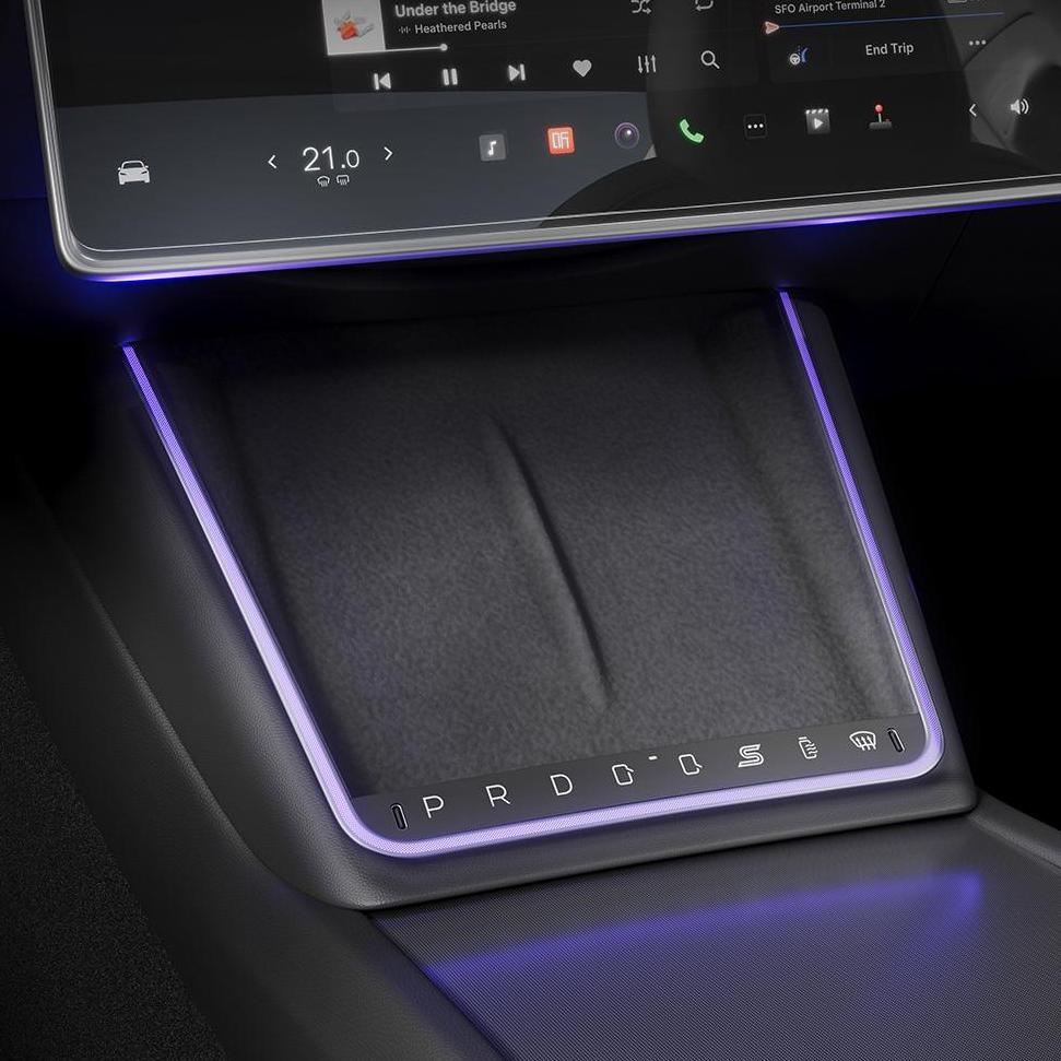 Wireless Charging Smart Button with Ambient Light for Model 3 Highland & New Model Y - Tesery Official Store