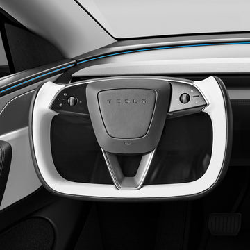 Yoke Steering Wheel for Model 3 Highland / Model Y Juniper【Two - Tone Style】 - Tesery Official Store