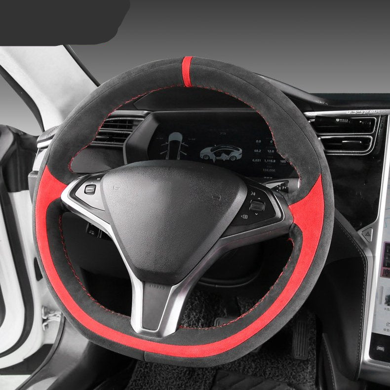 Alcantara Steering Wheel Cover for Tesla Model S / Model X - Tesery Official Store