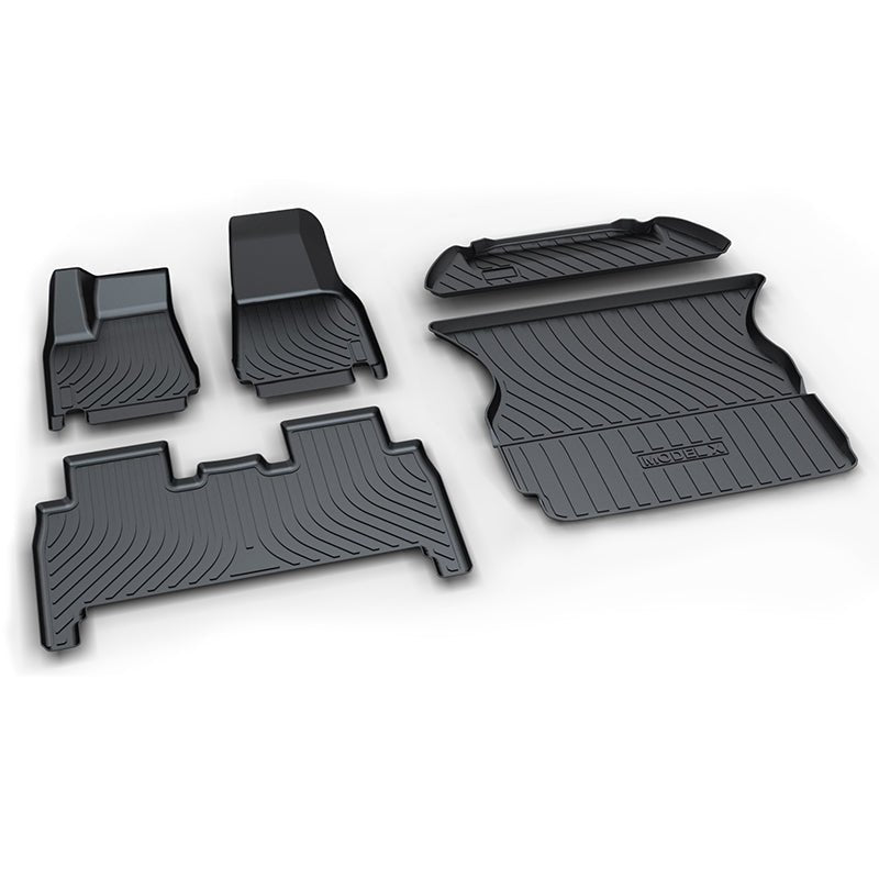 All-Weather Floor Mats for Tesla Model X 2016-2020 (Only for LHD) - Tesery Official Store