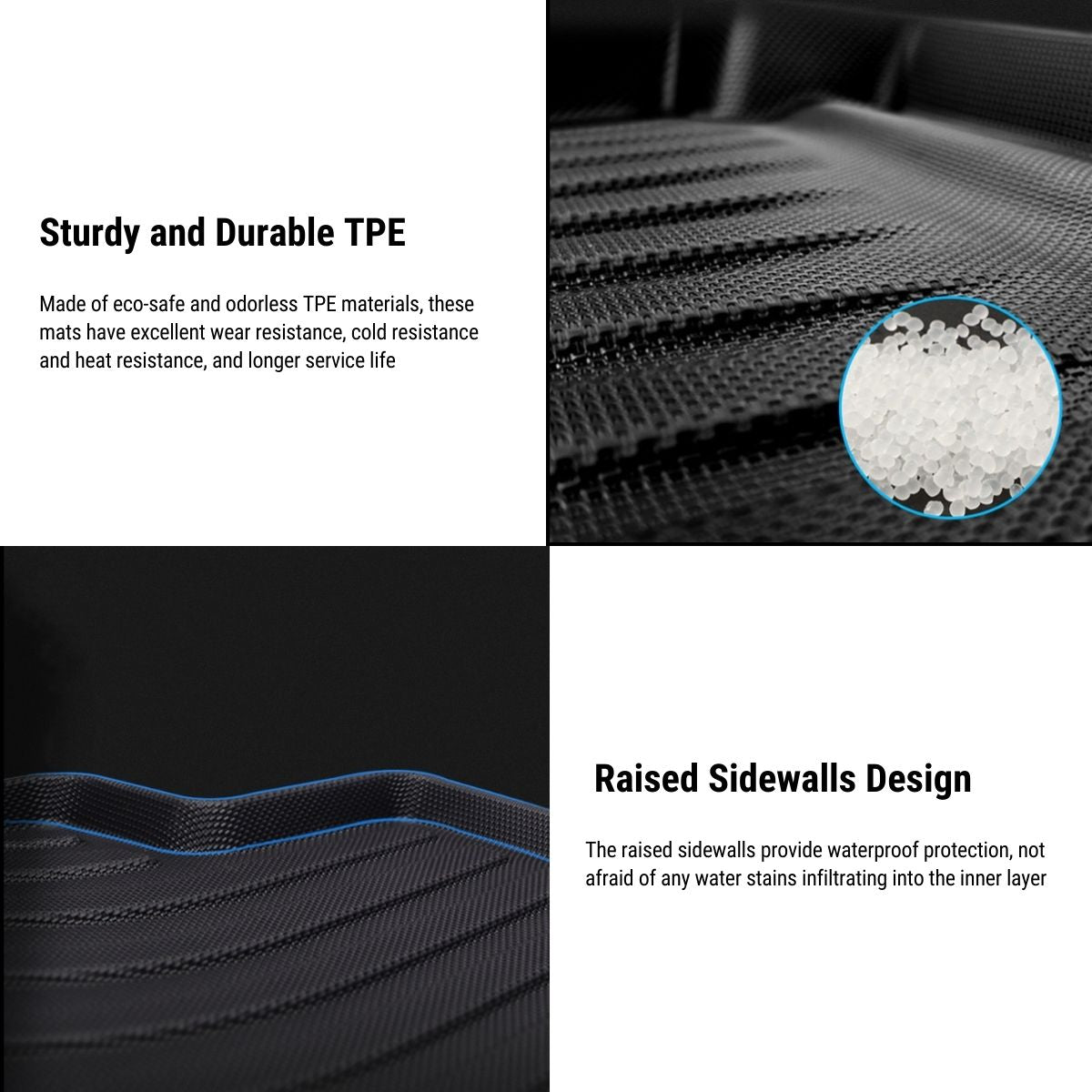 All-Weather Floor Mats for Tesla Model X 2016-2020 (Only for LHD) - Tesery Official Store