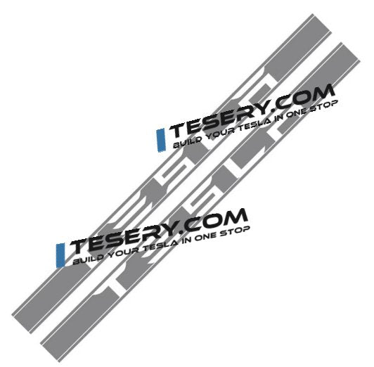 Car Door Side Skirt Stripes Sill Sticker Body Decal for Tesla Model S/3/X/Y (2pcs/set) - Tesery Official Store