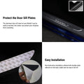Carbon Fiber Textured Front Door Sill Protector for Tesla Model S 2016-2018 - Tesery Official Store